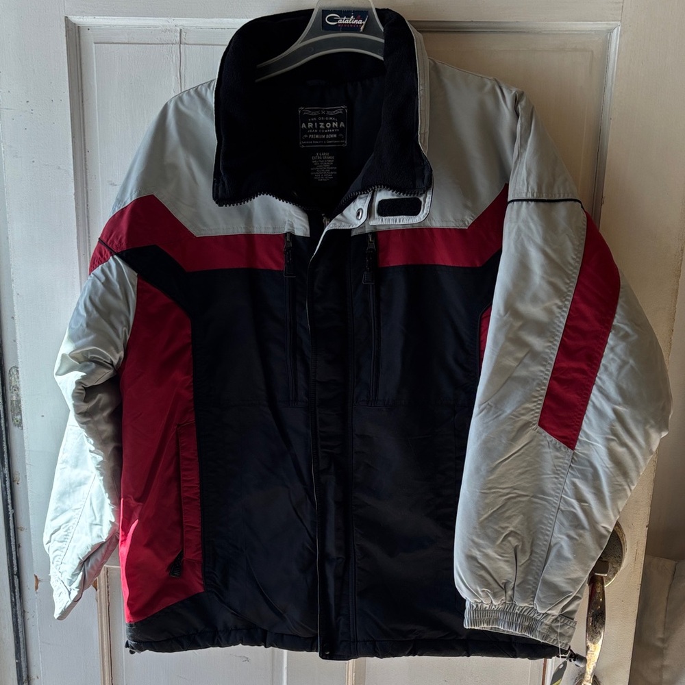 NWT Men's Black, Red, and Gray Ski Jacket